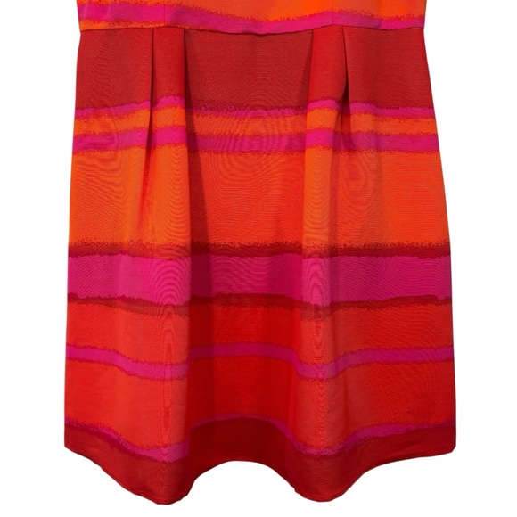 NY&C Color Block Striped Fit & Flare Women’s Pleated Sleeveless Dress 2X NWT - Picture 5 of 12
